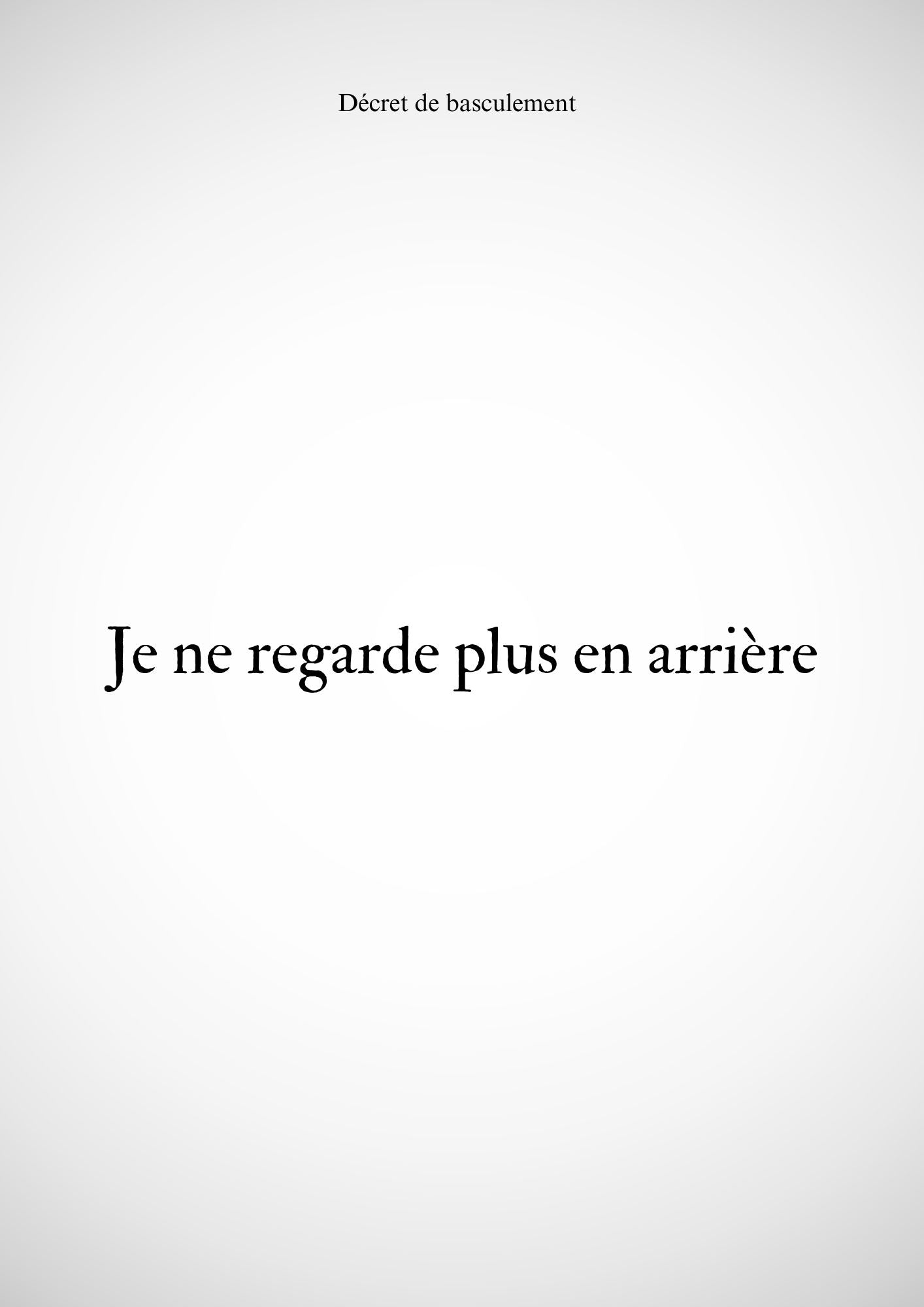 Décret de basculement