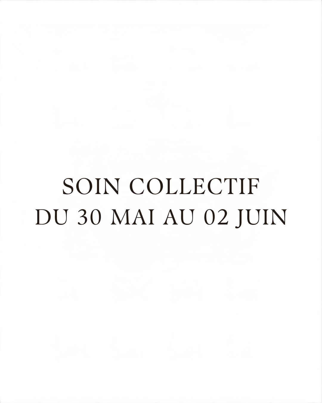 Recalibrage vibratoire : du 30/05 au 02/06