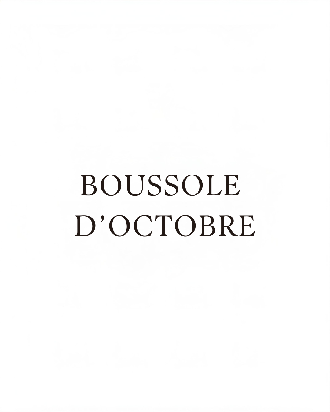 L'espace d'Octobre : la boussole & le canal
